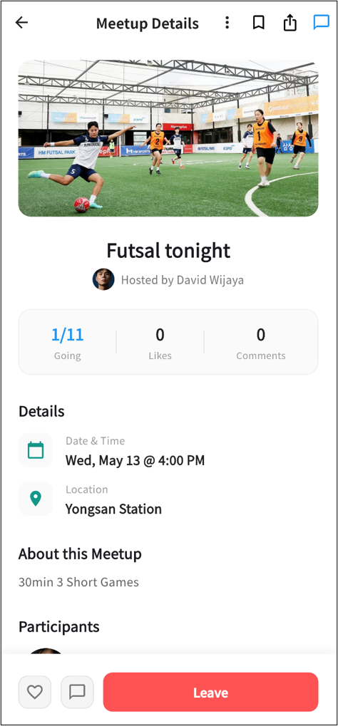 Meetup List